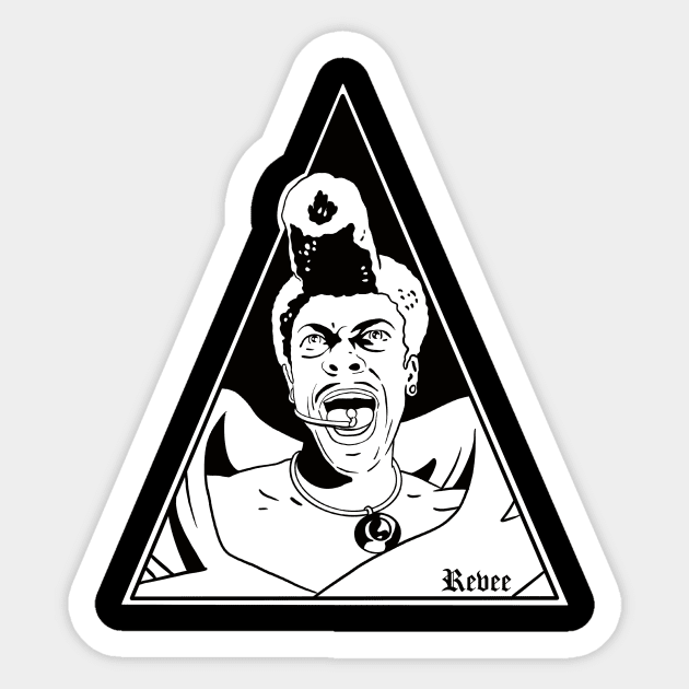 Ruby Rhod Sticker by RevArt